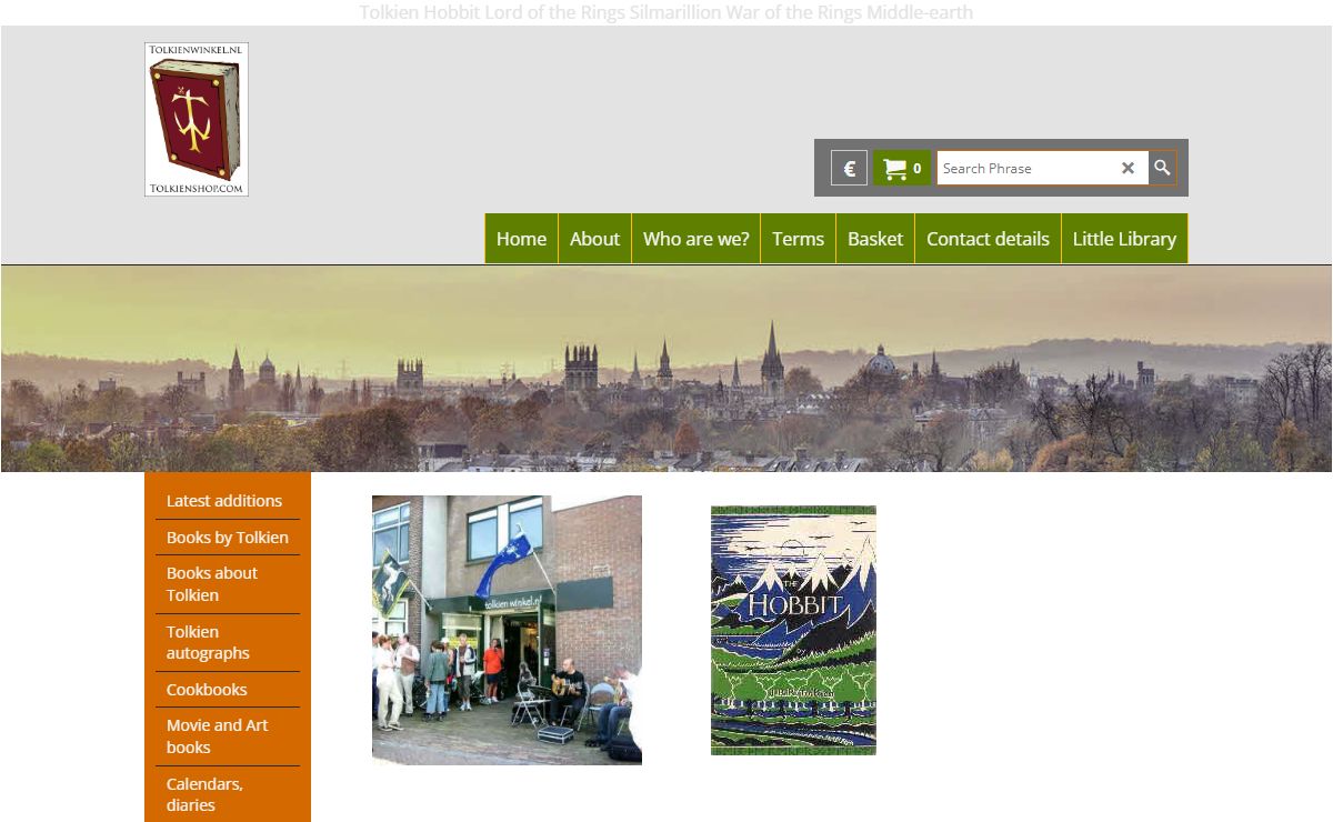 Tolkien Shop: where your trip to Middle-earth starts