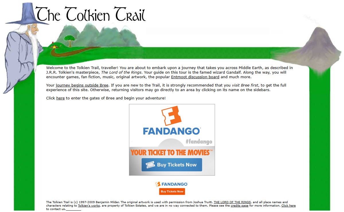The Tolkien Trail - A Lord of the Rings Fan Site