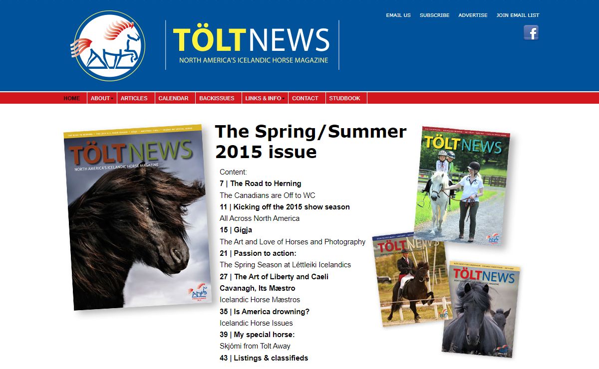 Tolt News | North America's Icelandic Horse Magazine