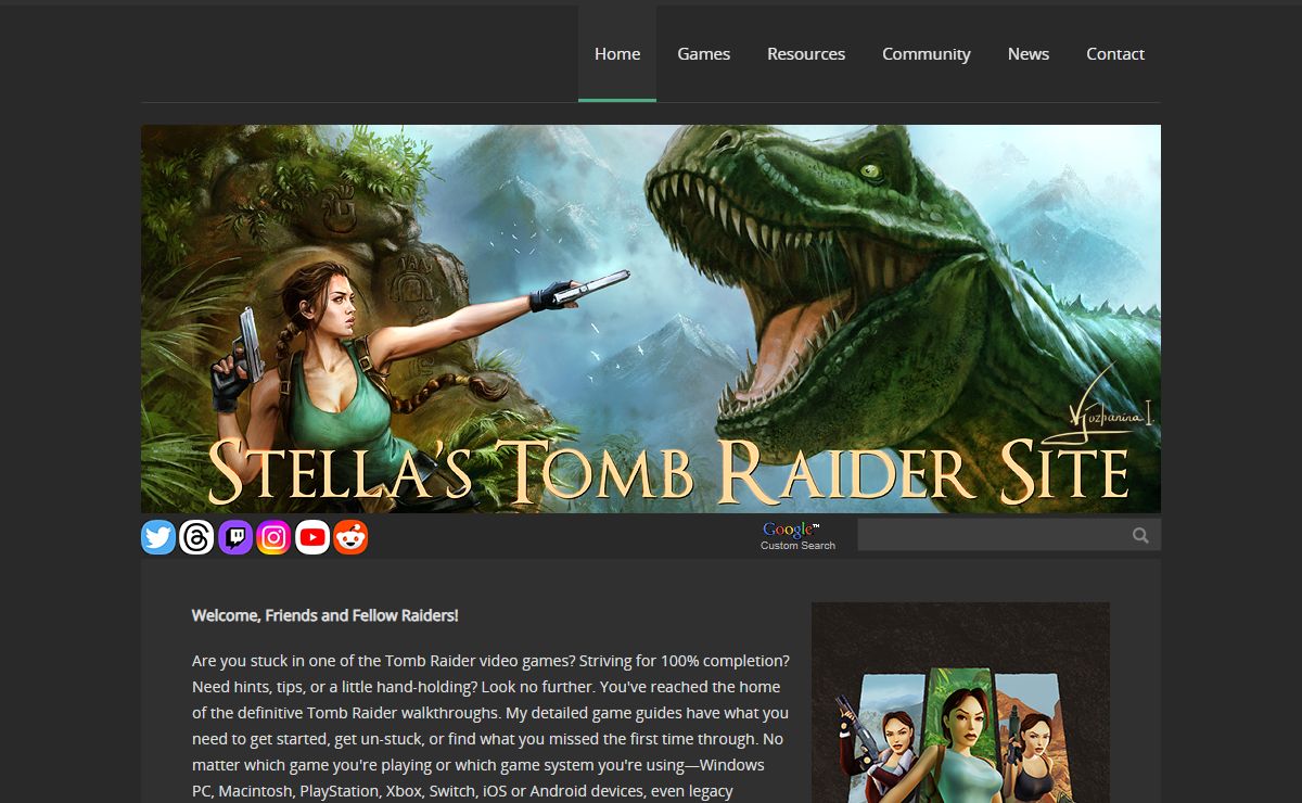 Stella's Walkthroughs - Strategy Guides for the Tomb Raider Series