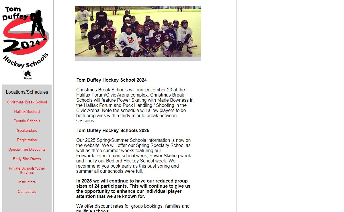 Tom Duffey Hockey Schools