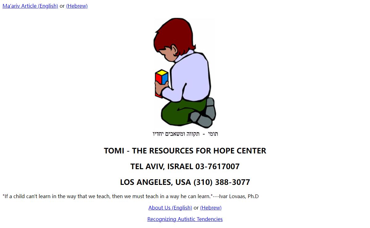 TOMI - THE RESOURCES FOR HOPE CENTER