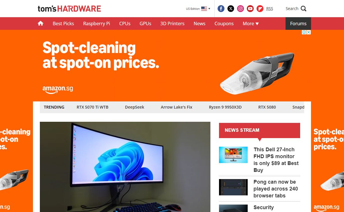 Tom's Hardware: For The Hardcore PC Enthusiast