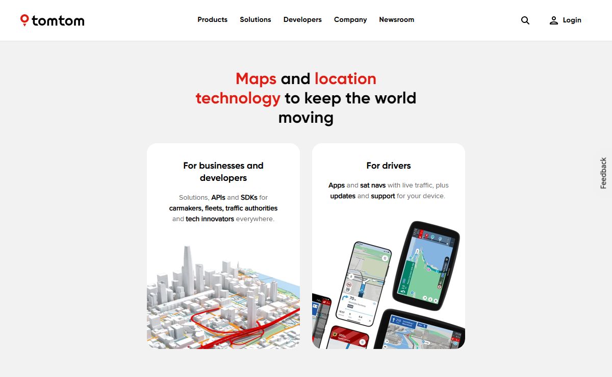 TomTom — Maps and Location Technology