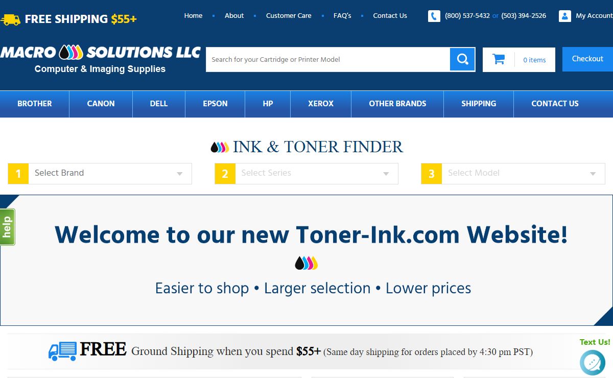 Compatible & OEM Toner & Ink Cartridges | Toner-Ink.com