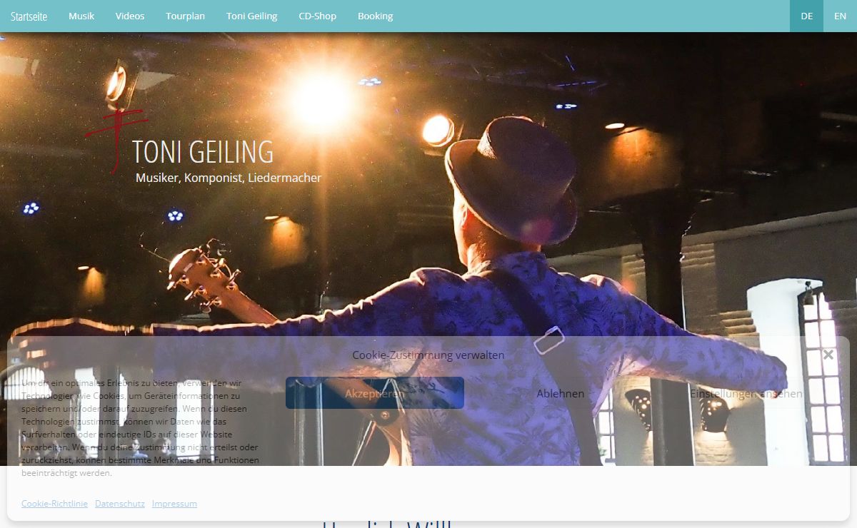 Toni Geiling – Musiker, Komponist, Liedermacher