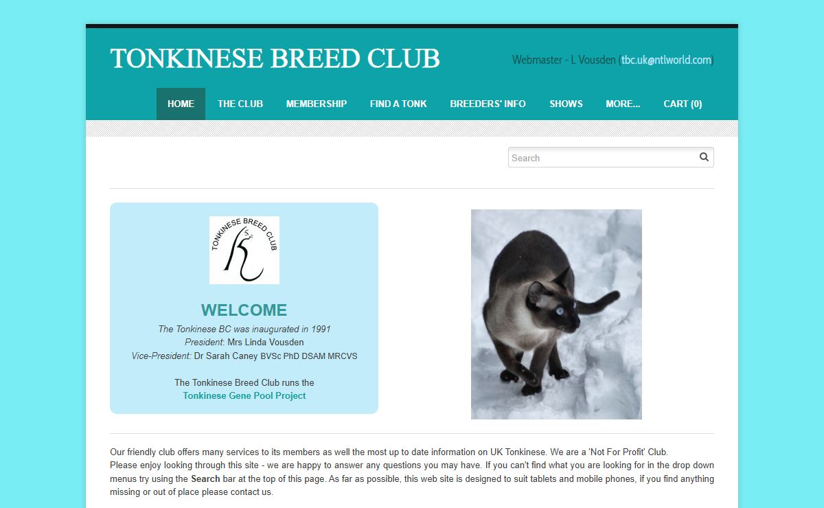 TONKINESE BREED CLUB - Tonkinese Breed Club
