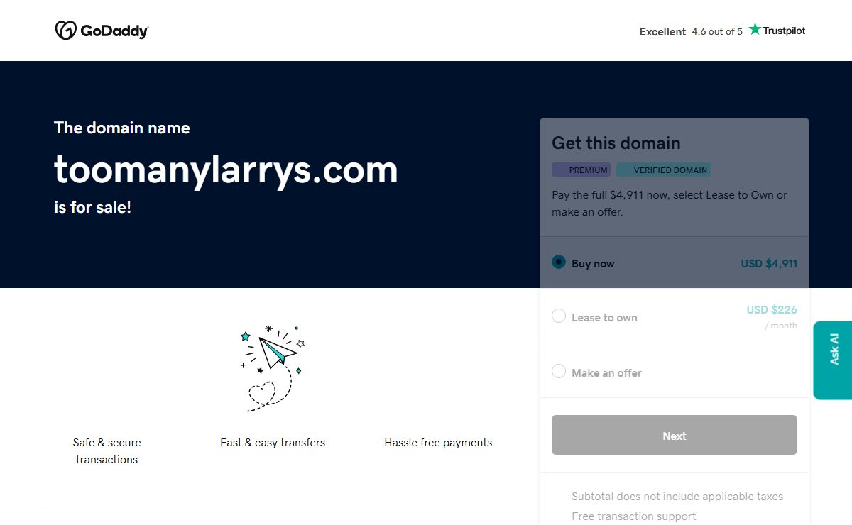 toomanylarrys.com