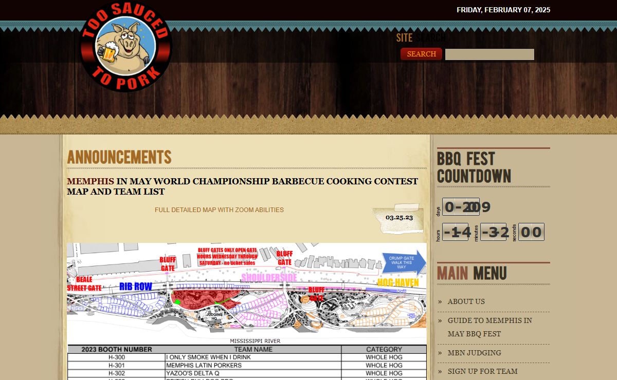 Too Sauced to Pork - Championship Barbecue Cooking Team