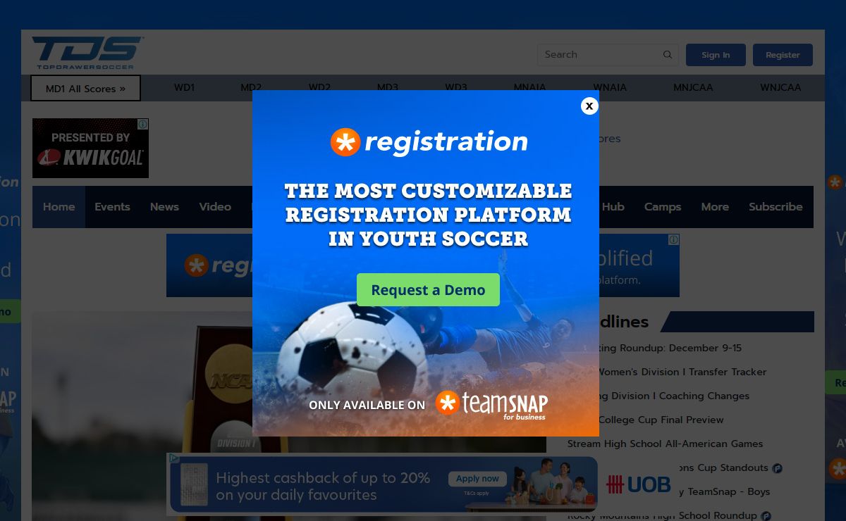 Club Soccer | College Soccer | Club Soccer Scores | College Soccer Scores | College Soccer Recruiting | TopDrawerSoccer.com