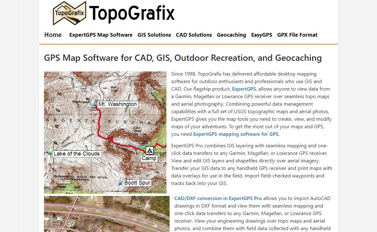 TopoGrafix - GPS Software, Waypoints, and Maps for your Garmin, Magellan, or Lowrance GPS