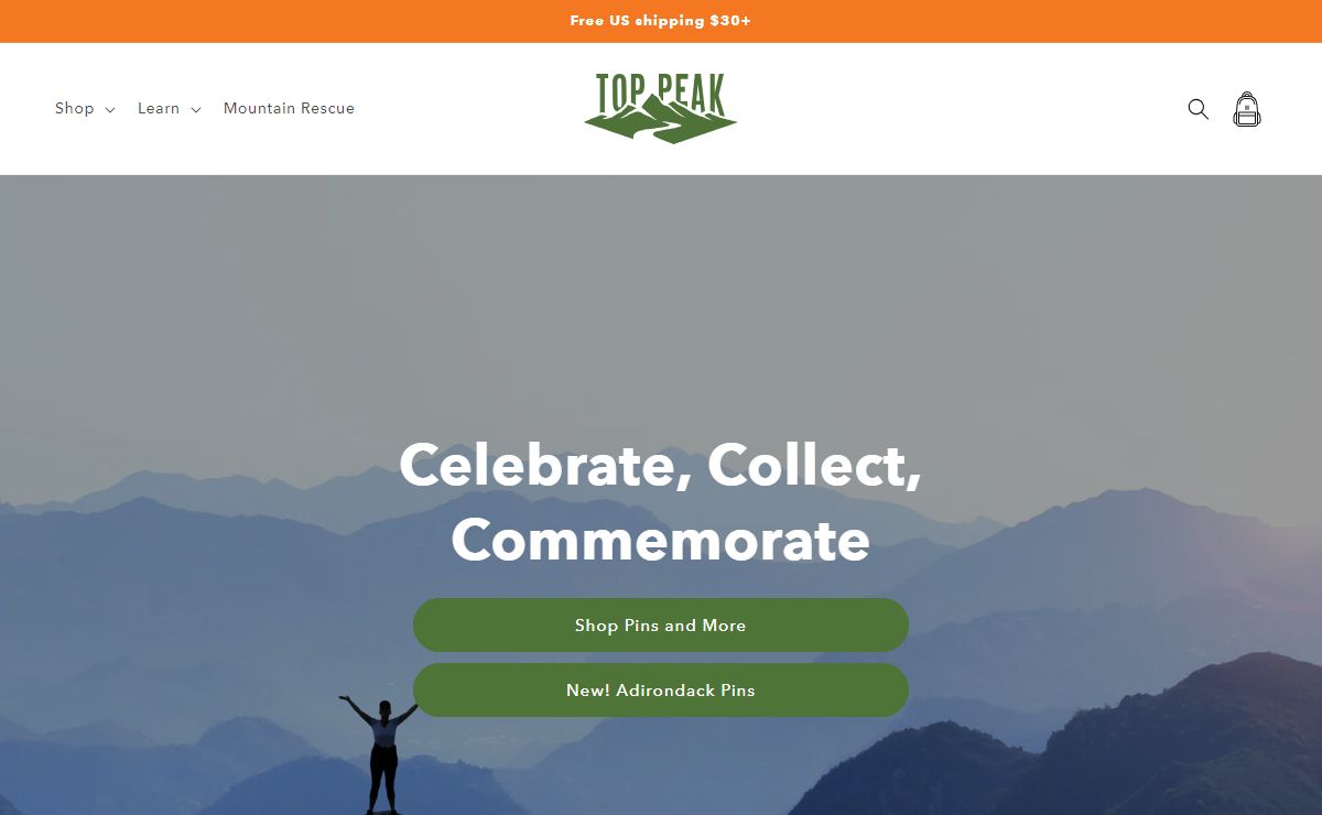 Top Peak: Home of Your 14er Pins