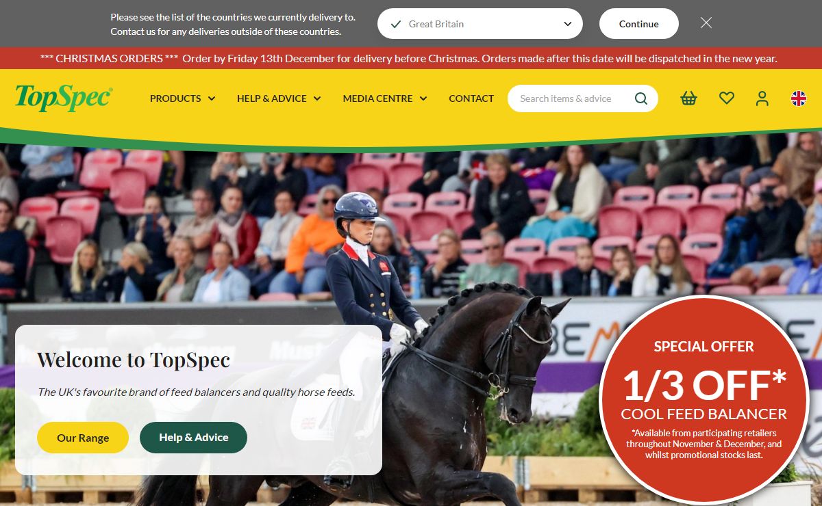 Horse Feeds, Balancers, Supplements & Additives | TopSpec