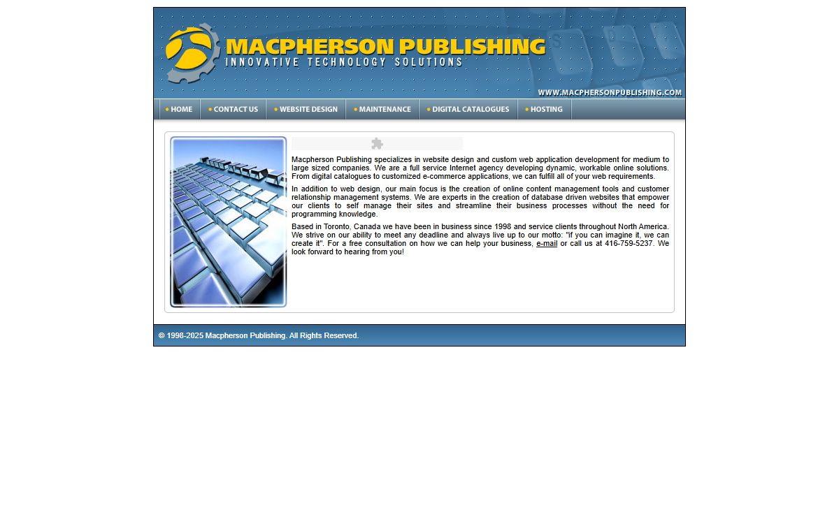 Macpherson Publishing - Innovative Technology Solutions