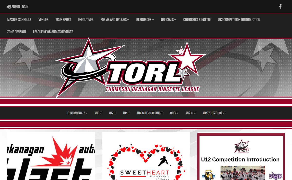 Thompson Okanagan Ringette League : Website by RAMP InterActive