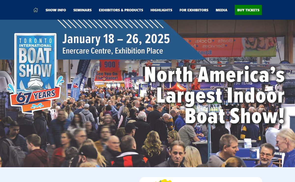 Home | 2025 Toronto International Boat Show