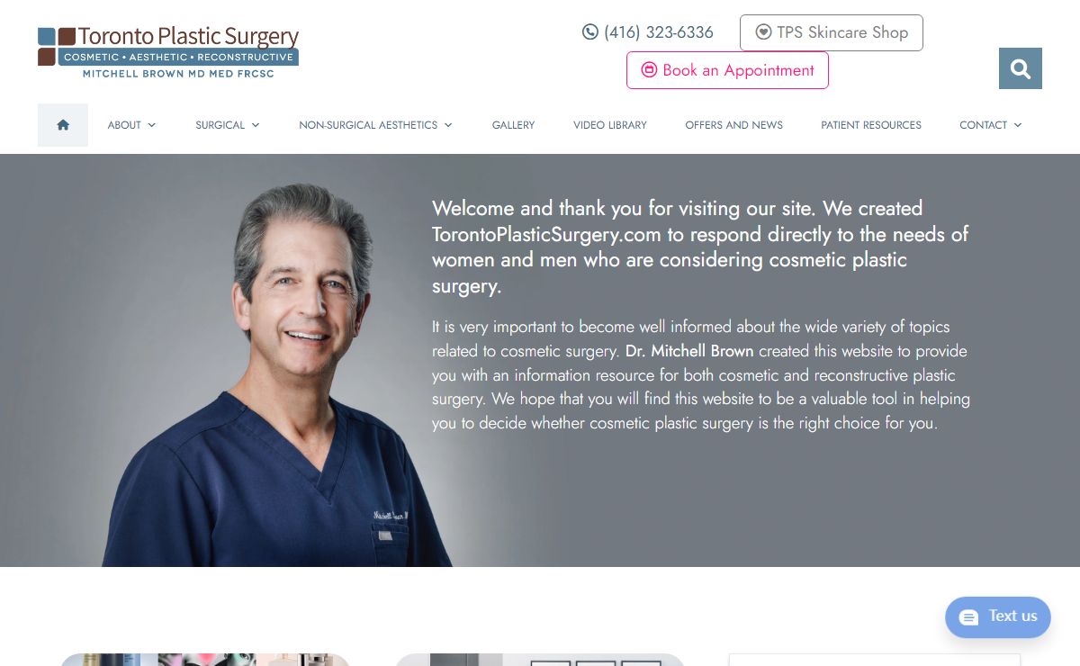 Homepage – Toronto Plastic Surgery