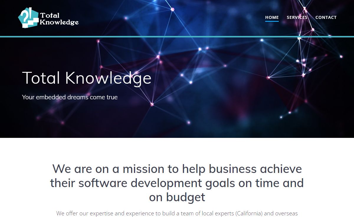 Total Knowledge – Your embedded dreams come true