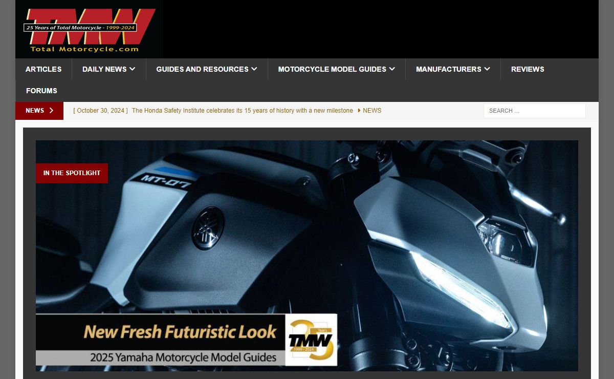 Total Motorcycle: 55 years of Motorcycle Guides, Reviews & Family.