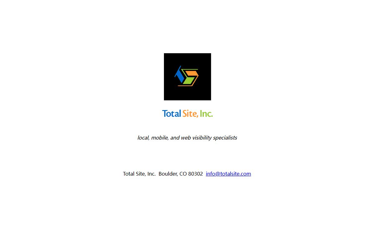 Total Site, Inc. - local, mobile, and web visibility specialists