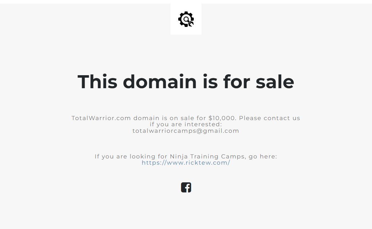 Total Warrior is for sale