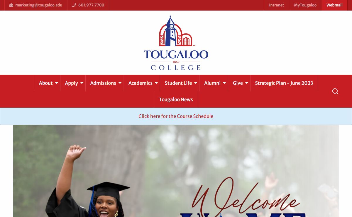 Homepage | Tougaloo College