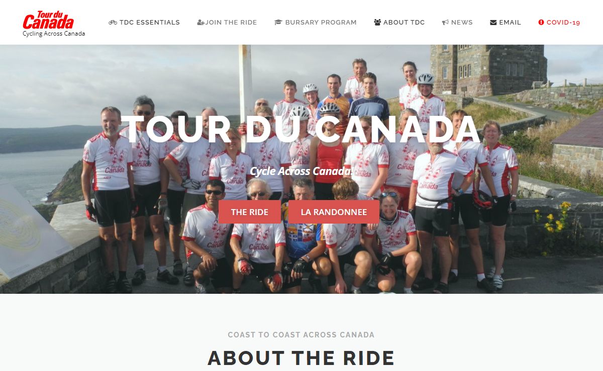 Tour du Canada – Cycling Across Canada