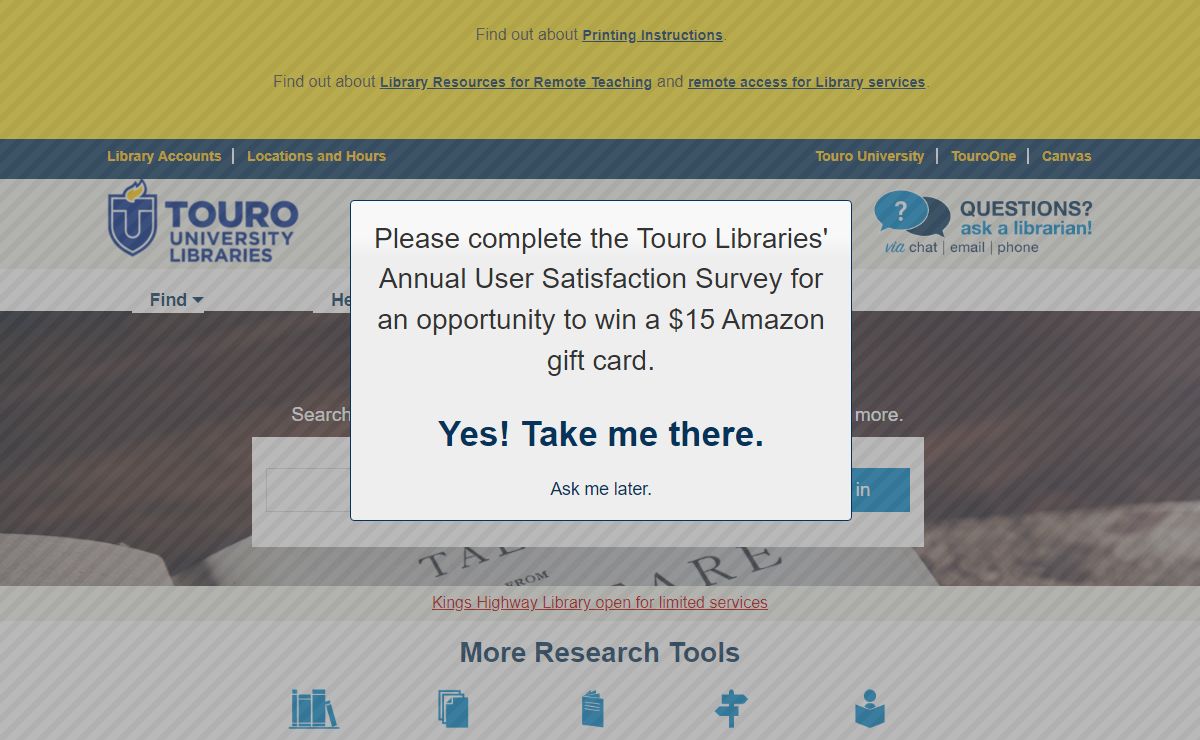 Touro University Libraries