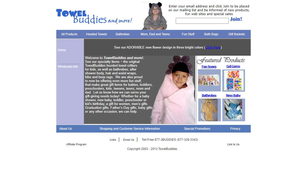 Towel Buddies ~ Adorable Hooded Towel Gifts for the Entire Family