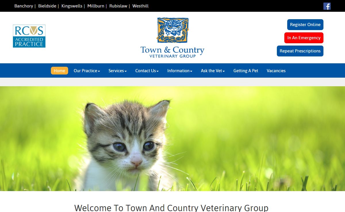 Town & Country Vets In Aberdeen