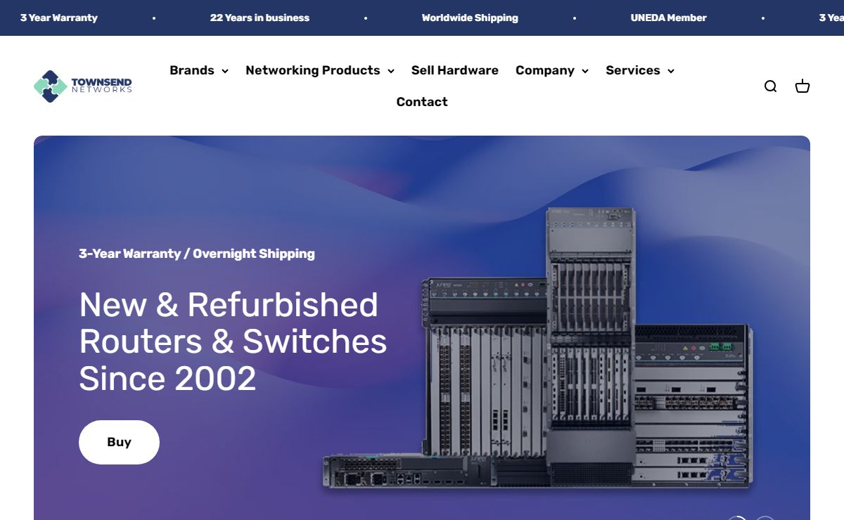 Buy New, Used & Refurbished Network Equipment - Order Today!