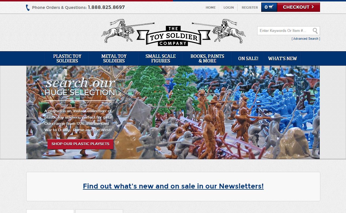The Toy Soldier Company | Best Selection of Plastic and Metal Toy Soldiers, Playsets and Accessories