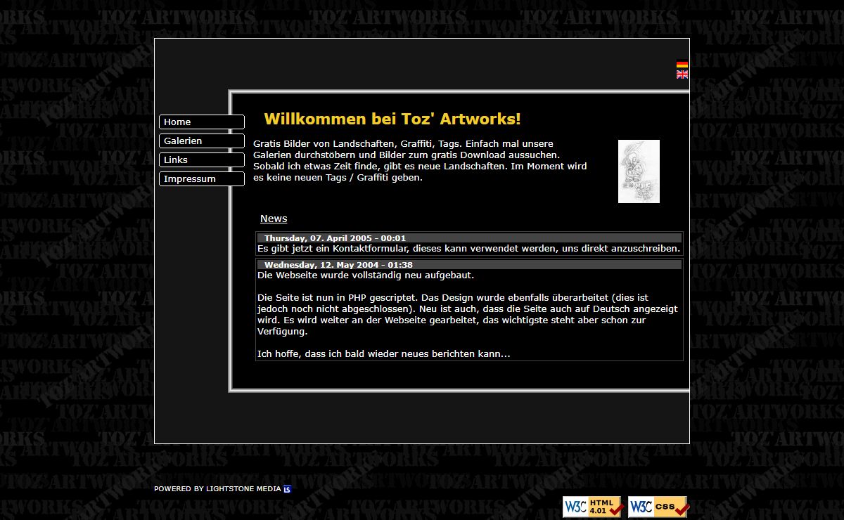 Toz' Artworks - pictures, wallpapers, landscapes, graffiti, tags
