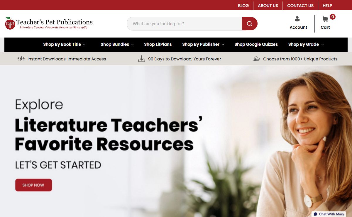 Novel Study Guides Online | Teacher's Pet Publications
