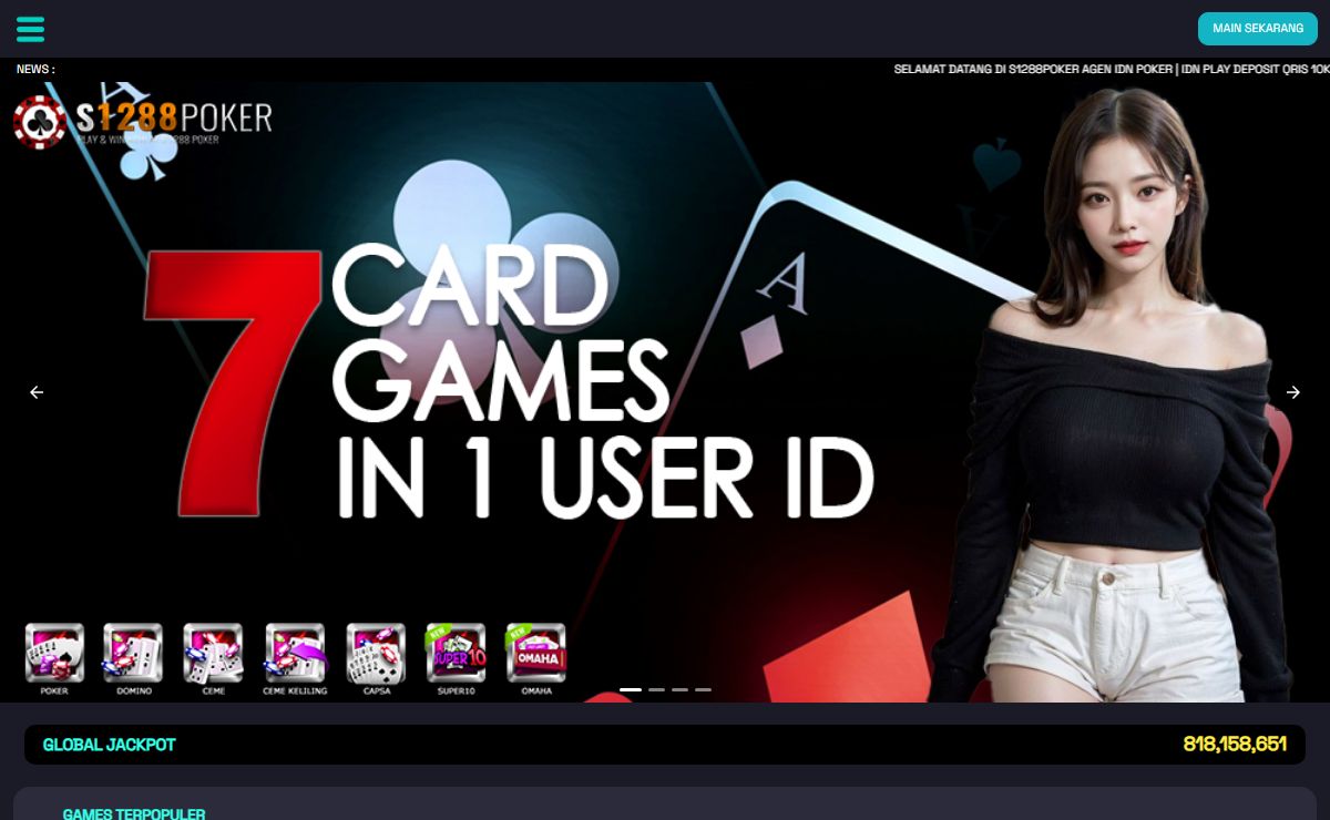 S1288POKER | IDN POKER | IDN PLAY | AGEN POKER ONLINE DEPOSIT QRIS