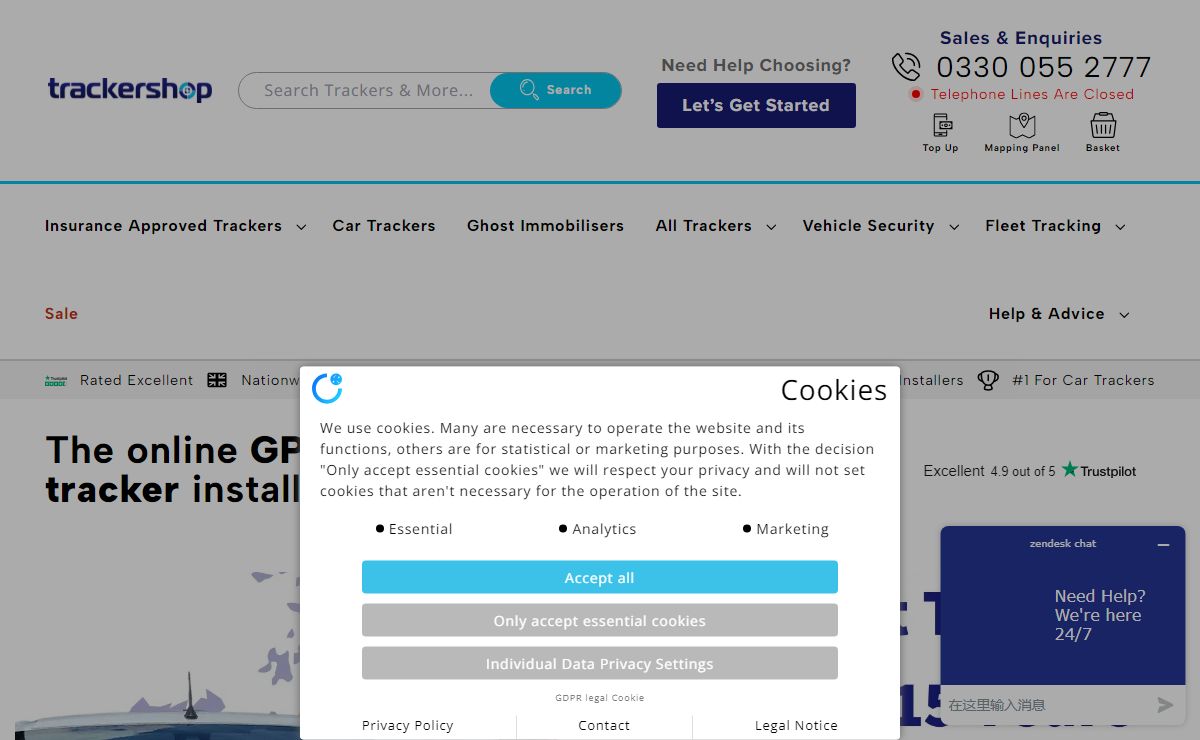 GPS Tracker & Vehicle Tracker Devices from Trackershop