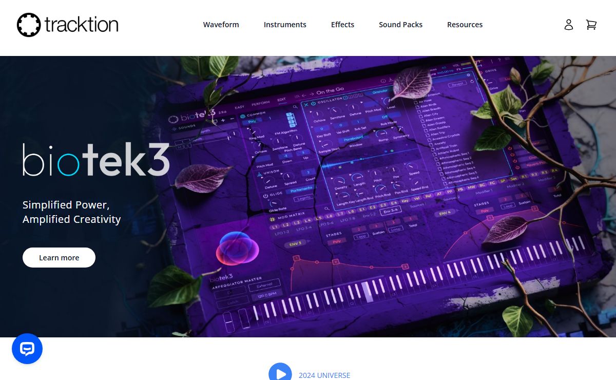 Creative audio software DAW plugins | Tracktion