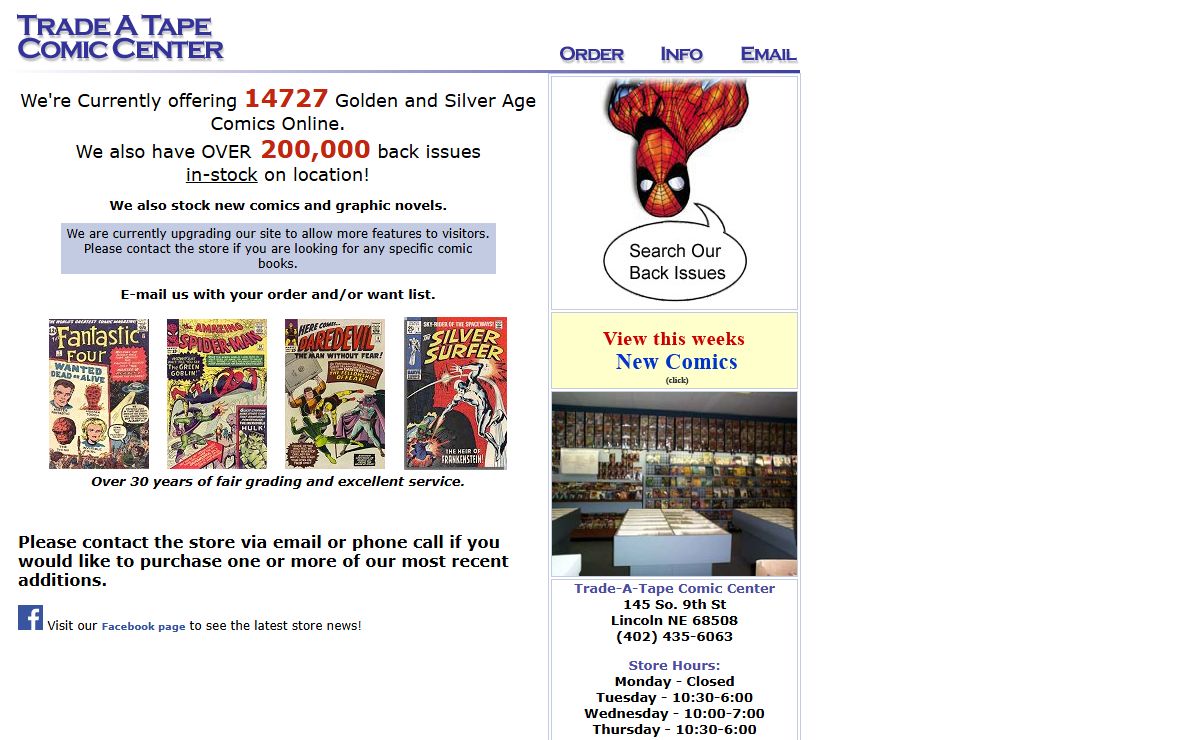 Trade A Tape Comic Center