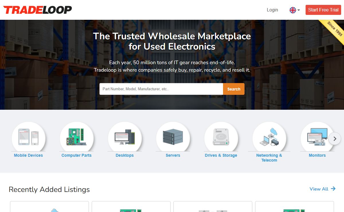 Tradeloop | The Wholesale Marketplace for Used Electronics