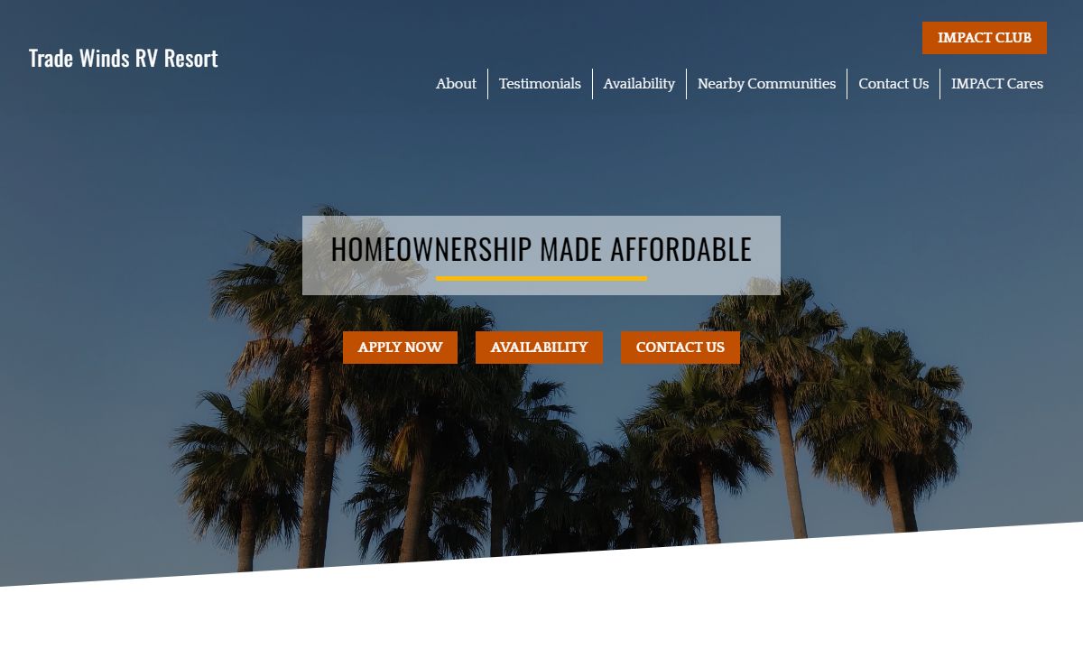 Trade Winds RV Resort | IMPACT Communities