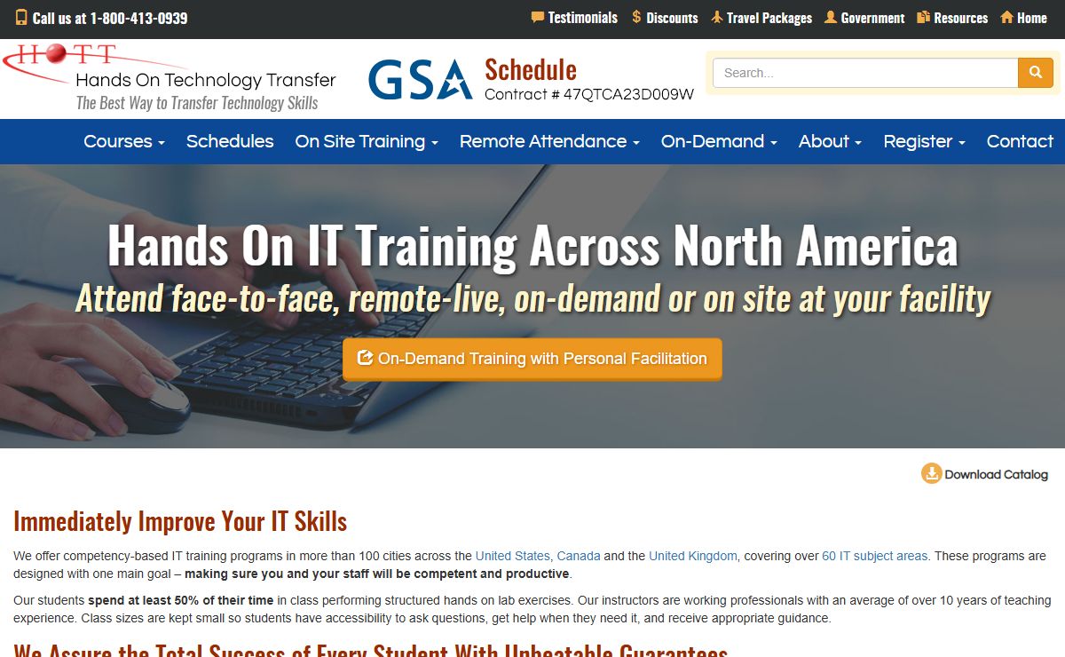 Hands On IT Training, Software Training Classes in SQL, .NET, Java, Mobile, C++, UNIX/Linux, HTML5/jQuery, Project Management and SharePoint
