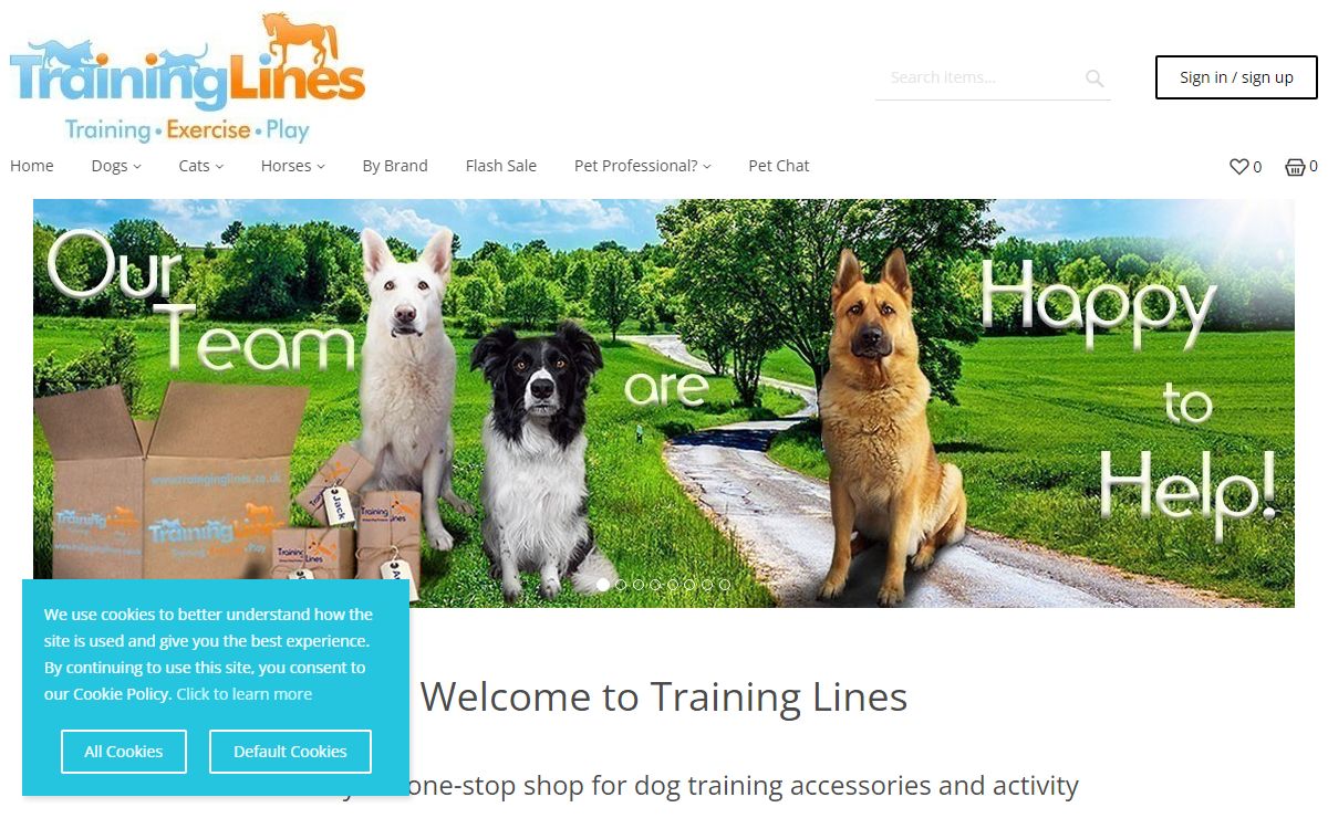 Training Lines > Training Lines - clickers training accessories books activity toys for pets UK
