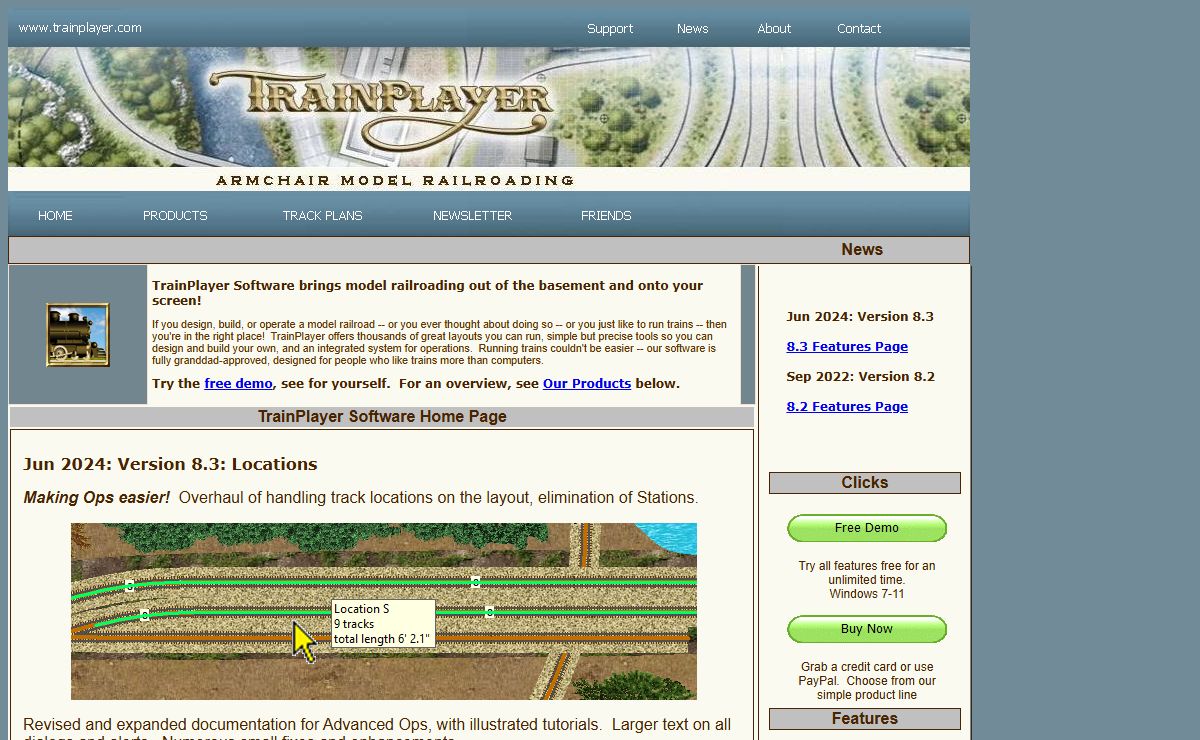 TrainPlayer Software for Model Railroaders