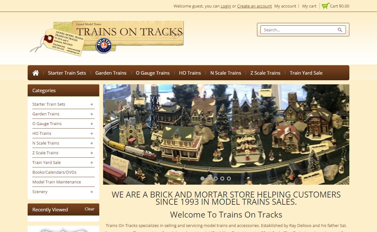 Trains on Tracks Model Trains - Trains on Tracks LLC.