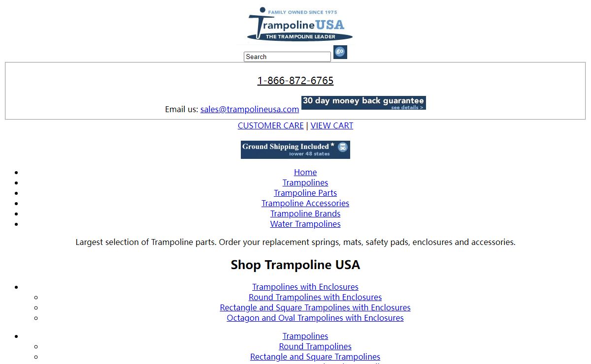 Trampolines, Trampoline Parts, Trampoline Accessories by Trampoline USA