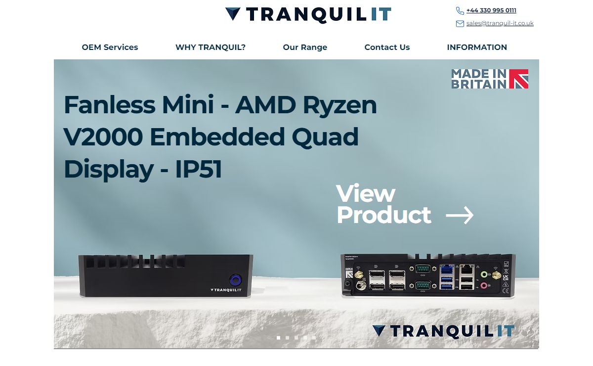 Rugged Computers | Servers | Industrial | Tranquil IT