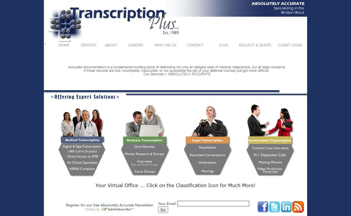 Transcription Plus, LLC
