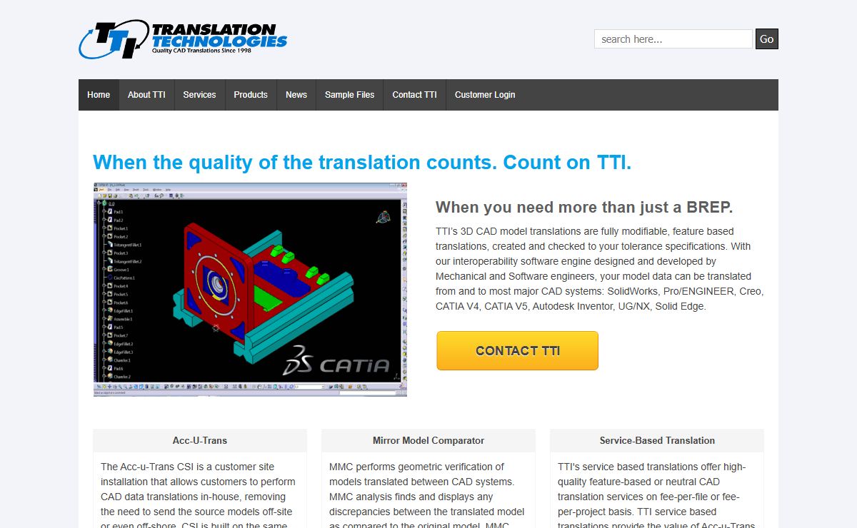 TTI | CAD Translation Services