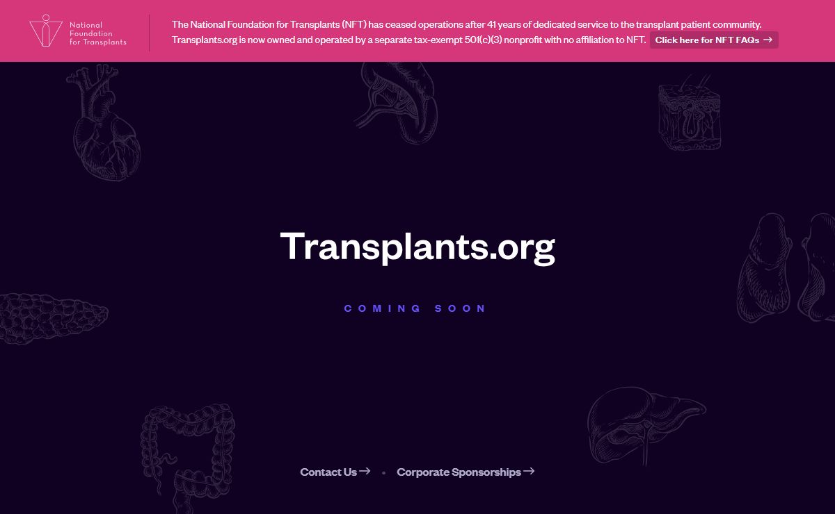 Transplants.org • Coming Soon