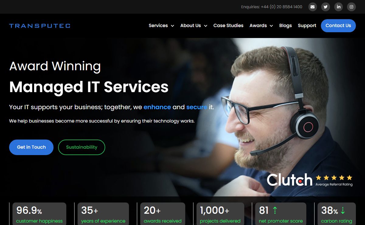 IT Support Company in London & UK | Transputec